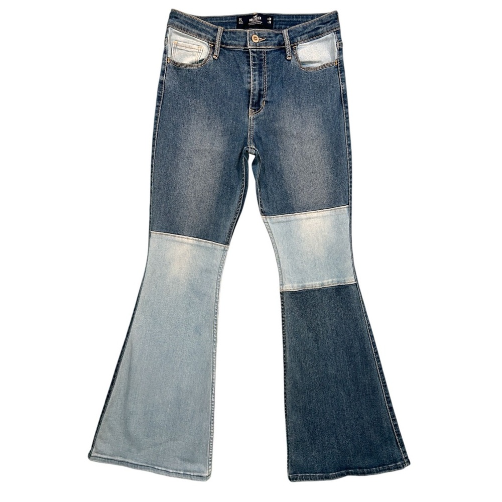 Hollister Patchwork Hi-rise Vintage Flare 7S W28 L29